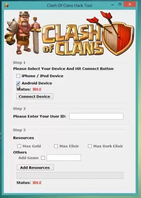 clash of clans hack 2014